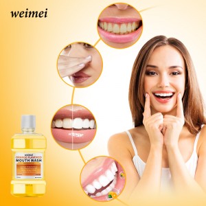 Oranžová příchuť ústní vody